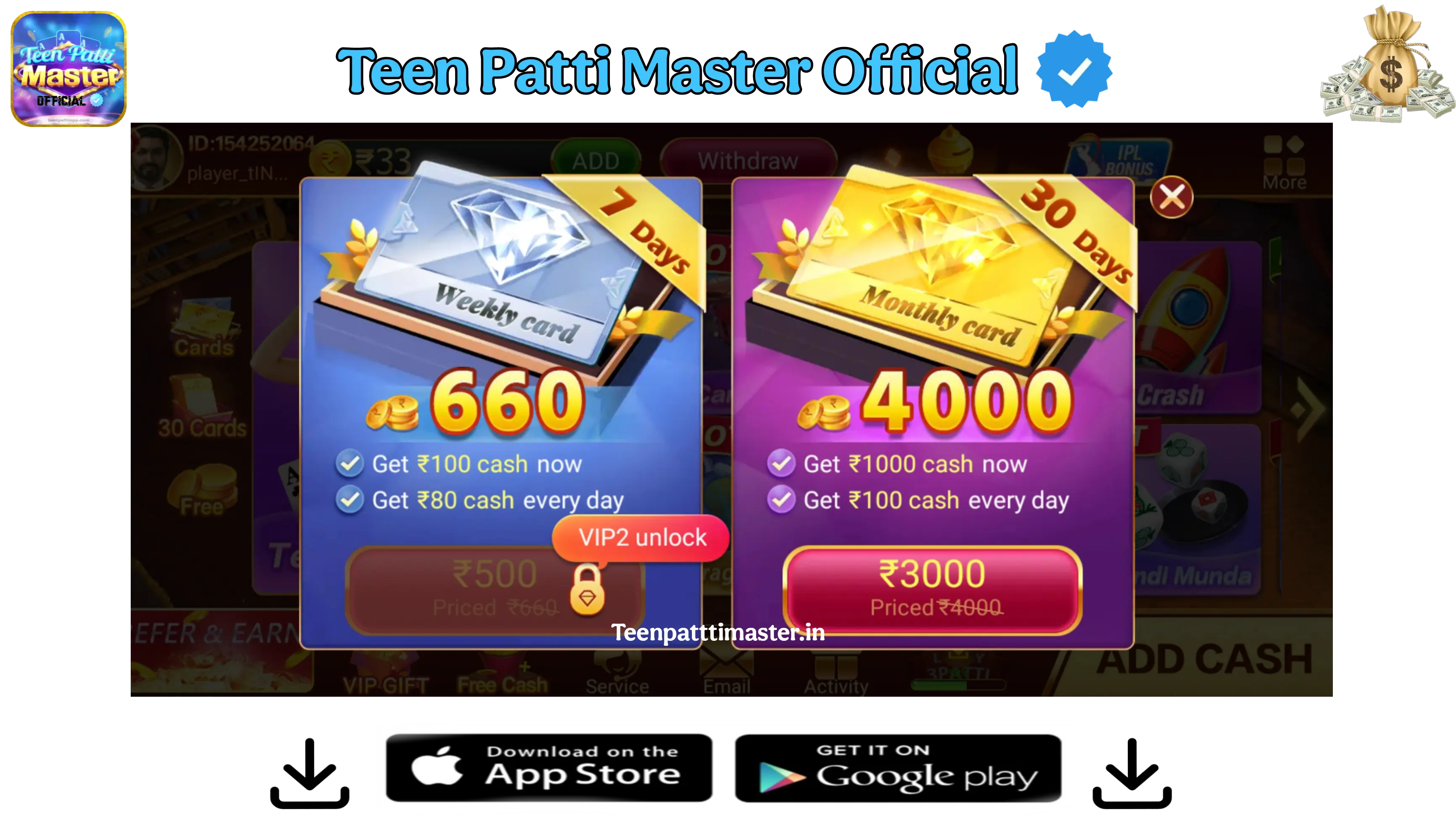 Teen Patti Master Banner