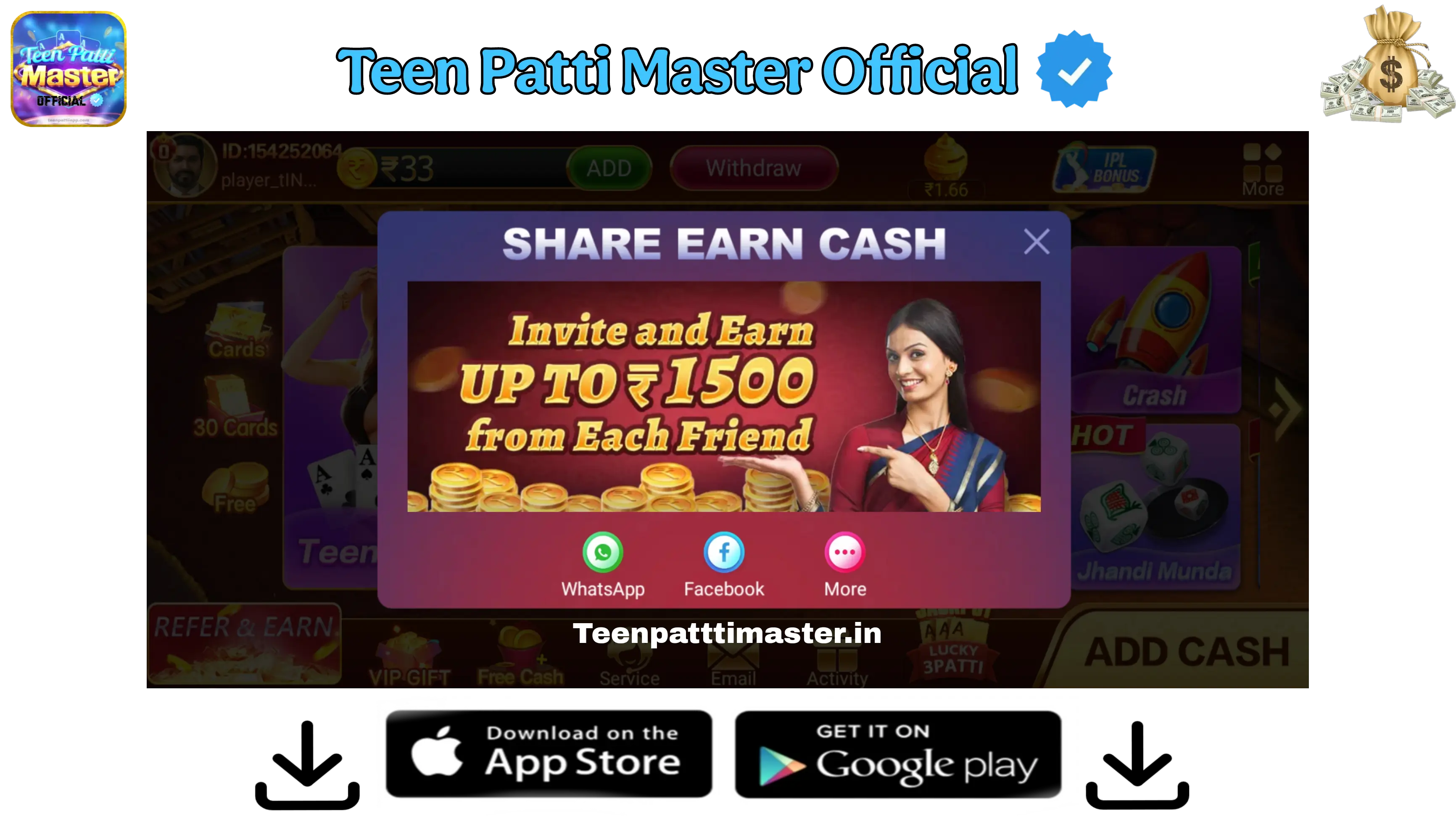 Teen Patti Master Banner